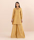 Women's Pret Fancy Jacquard Yellow Dyed A line Shirt